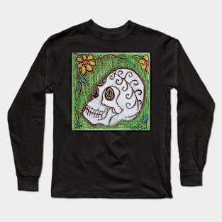 Tribal Skull Long Sleeve T-Shirt